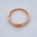 Anillo Moño 1.9gr / T6 3/4 / Oro Rosa Oro Blanco  18K %