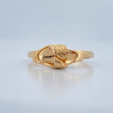 Anillo Mano 3.1gr / T7 1/2 / Oro Amarillo 18K %