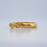 Anillo Infinito 0.9gr / T5 3/4 / Oro Amarillo 18K +