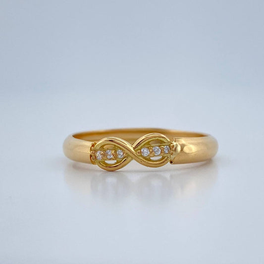 Anillo Infinito 0.9gr / T5 3/4 / Oro Amarillo 18K +
