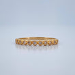 Anillo Churumbela Flores 1.4gr / T7 / Oro Amarillo 18K +