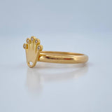 Anillo Corona Rx 1.15gr / T5 1/2 / Oro Amarillo 18K +