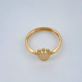 Anillo Corona Rx 1.1gr / T5 1/2 / Oro Amarillo 18K +