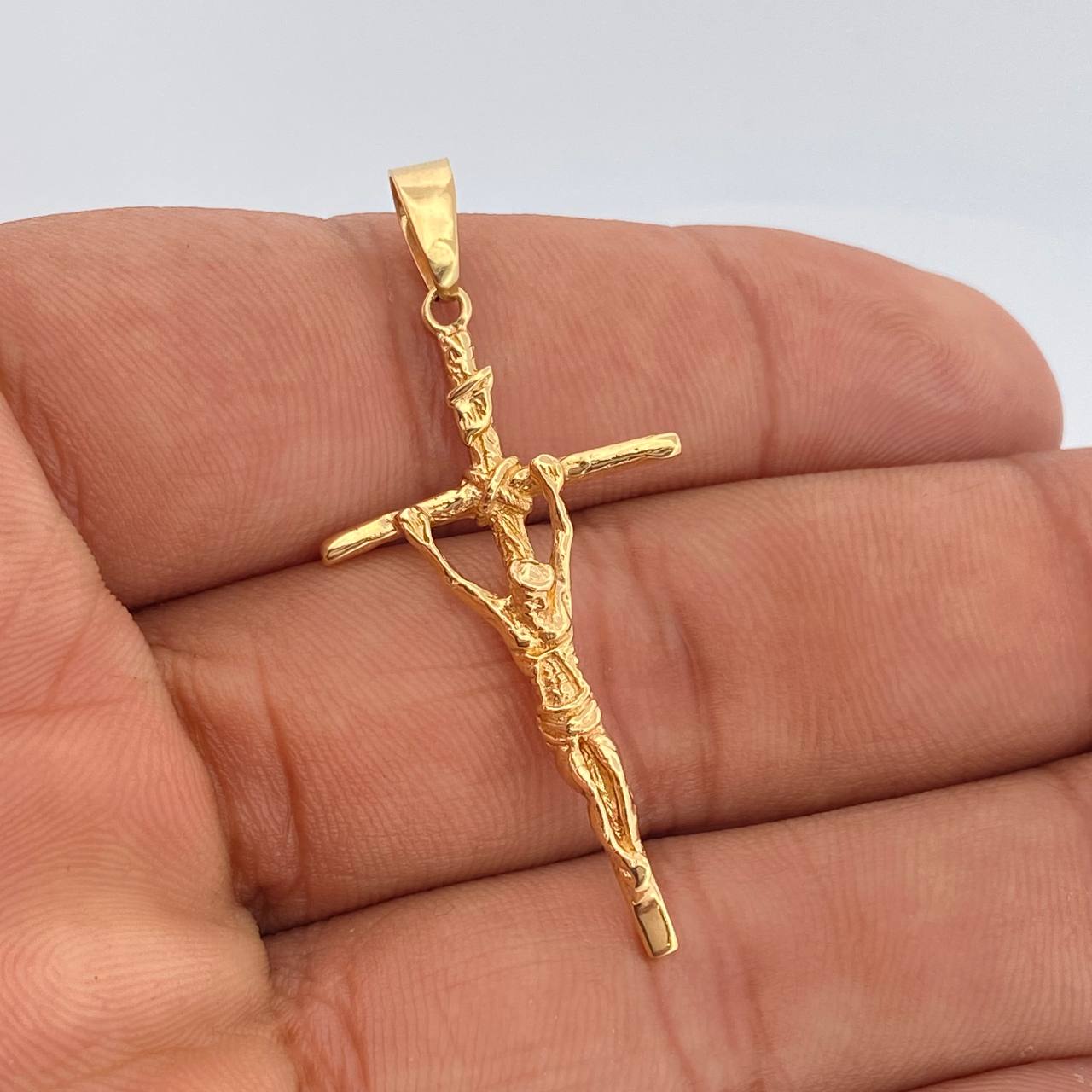 Cruz Cristo 3.7gr / 4.5cm / Oro Amarillo 18 %