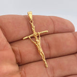 Cruz Cristo 3.7gr / 4.5cm / Oro Amarillo 18 %