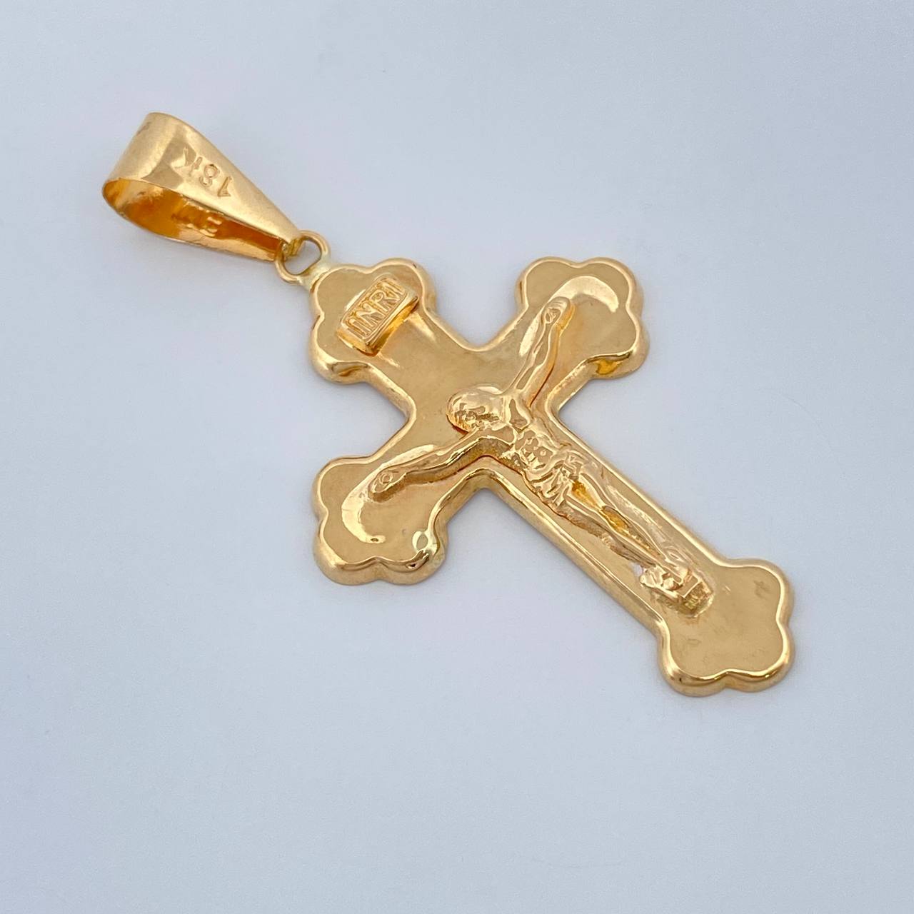 Dije Cruz Cristo 1.9gr / 4cm / Oro Amarillo 18K +