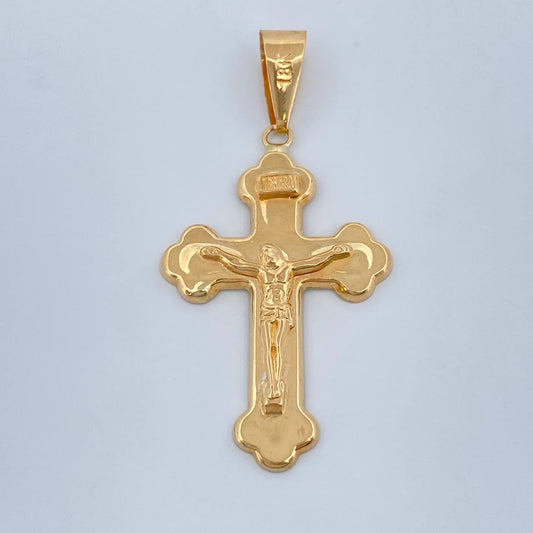 Dije Cruz Cristo 1.9gr / 4cm / Oro Amarillo 18K +