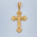 Dije Cruz Cristo 1.9gr / 4cm / Oro Amarillo 18K +