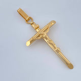 Dije Cruz Cristo 1.45gr / 4.1cm / Oro Amarillo 18K +