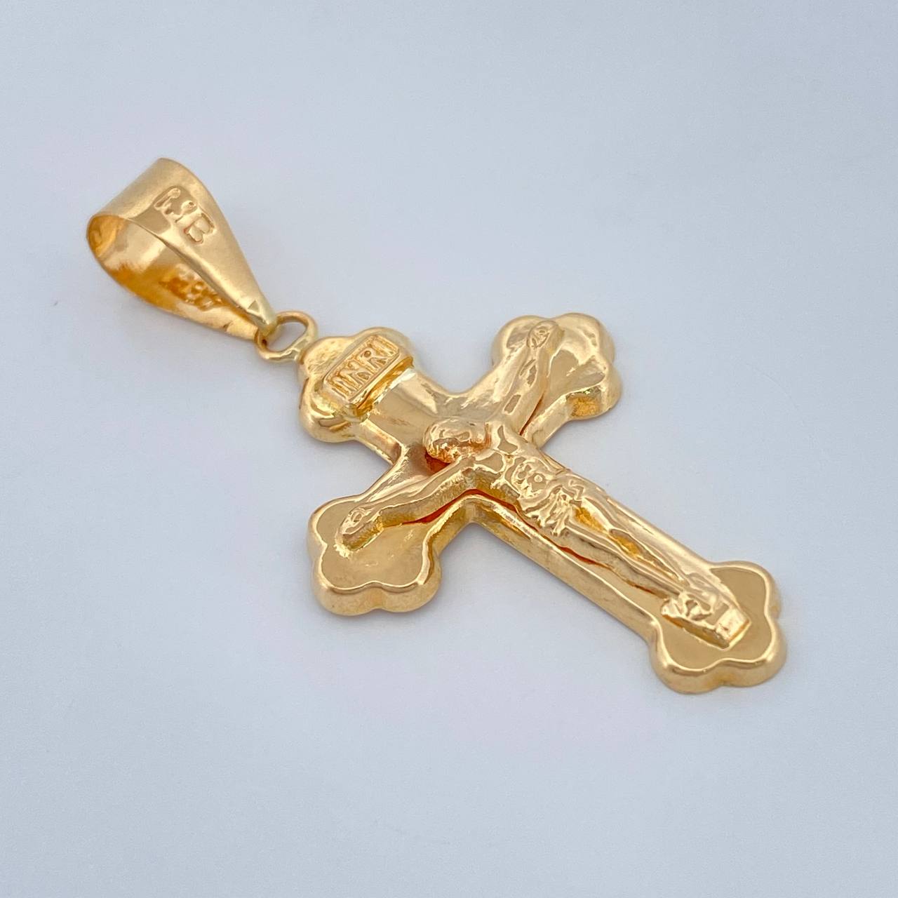 Dije Cruz Cristo 1.5gr / 3.5cm / Oro Amarillo 18K +