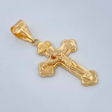 Dije Cruz Cristo 1.5gr / 3.5cm / Oro Amarillo 18K +