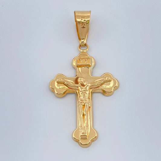 Dije Cruz Cristo 1.5gr / 3.5cm / Oro Amarillo 18K +