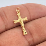 Dije Cruz Cristo 0.5gr / 2.4cm / Oro Amarillo 18K +