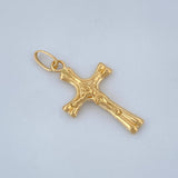 Dije Cruz Cristo 0.5gr / 2.4cm / Oro Amarillo 18K +