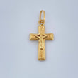 Dije Cruz Cristo 0.5gr / 2cm / Oro Amarillo 18K +