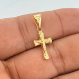 Dije Cruz Cristo 0.6gr / 2.5cm / Oro Amarillo 18K +