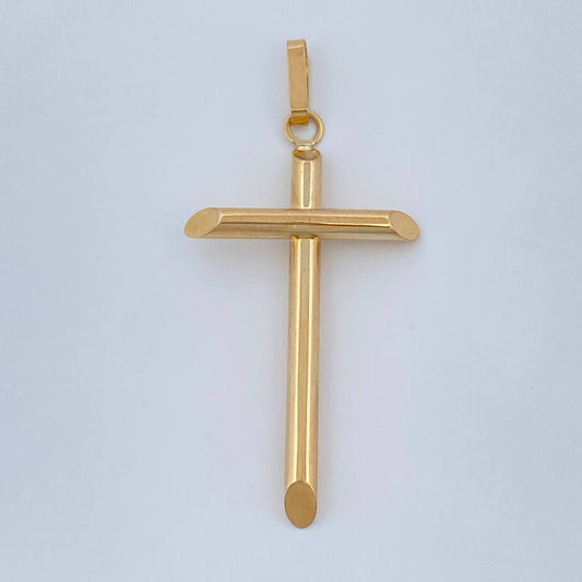 Dije Cruz 1.85gr / 4.8cm / Oro Amarillo 18K +