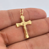 Dije Cruz Cristo 1.4gr / 3.5cm / Oro Amarillo 18K +