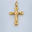 Dije Cruz Cristo 1.4gr / 3.5cm / Oro Amarillo 18K +