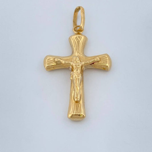 Dije Cruz Cristo 1.4gr / 3.5cm / Oro Amarillo 18K +
