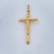 Dije Cruz Cristo 2.1gr / 4.8cm / Oro Amarillo 18K +