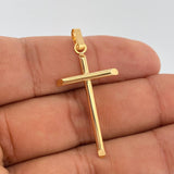 Dije Cruz 1.85gr / 4.8cm / Oro Amarillo 18K +