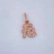 Dije Fe 0.85gr / 1.9cm-Oro Rosa 18K %