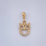 Dije Buho 0.7gr / 1.8cm-Oro Amarillo 18K %