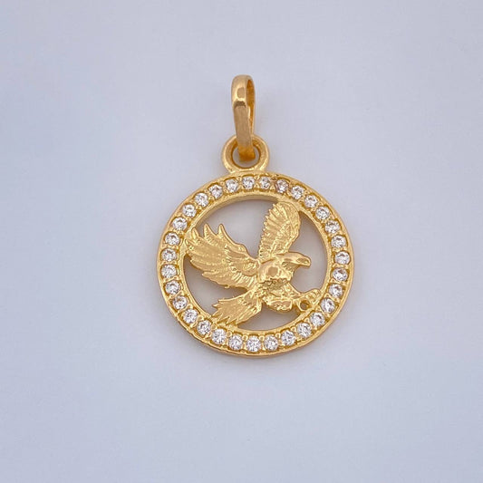 Dije Aguila 1.4gr / 2cm-Oro Amarillo 18K +