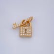 Dije Candado 1.05gr / 2cm-Oro Amarillo 18K %