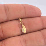 Dije Ala 0.45gr / 1.9cm-Oro Amarillo 18K %