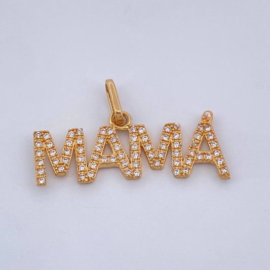 Dije Mamá 2.3gr / 1.6cm-Oro Amarillo 18K +