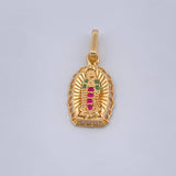 Dije Virgen De Guadalupe 1.25gr / 2cm-Oro Amarillo 18K +