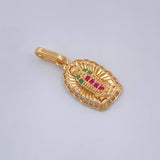 Dije Virgen De Guadalupe 1.2gr / 2.1cm-Oro Amarillo 18K +