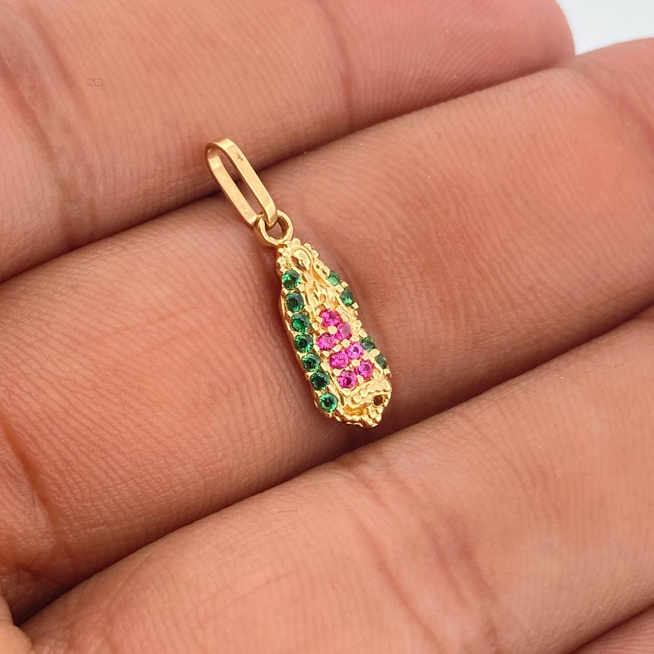 Dije Virgen De Guadalupe 1.1gr / 2cm-Oro Amarillo 18K +
