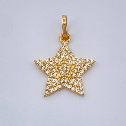 Dije Estrella 1.2gr / 2cm-Oro Amarillo 18K +