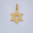 Dije Estrella De David 1.15gr / 2.3cm-Oro Amarillo 18K +