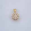 Dije Flor De Loto 1.1gr / 1.4cm-Oro Amarillo 18K +