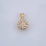 Dije Flor De Loto 1.1gr / 1.4cm-Oro Amarillo 18K +