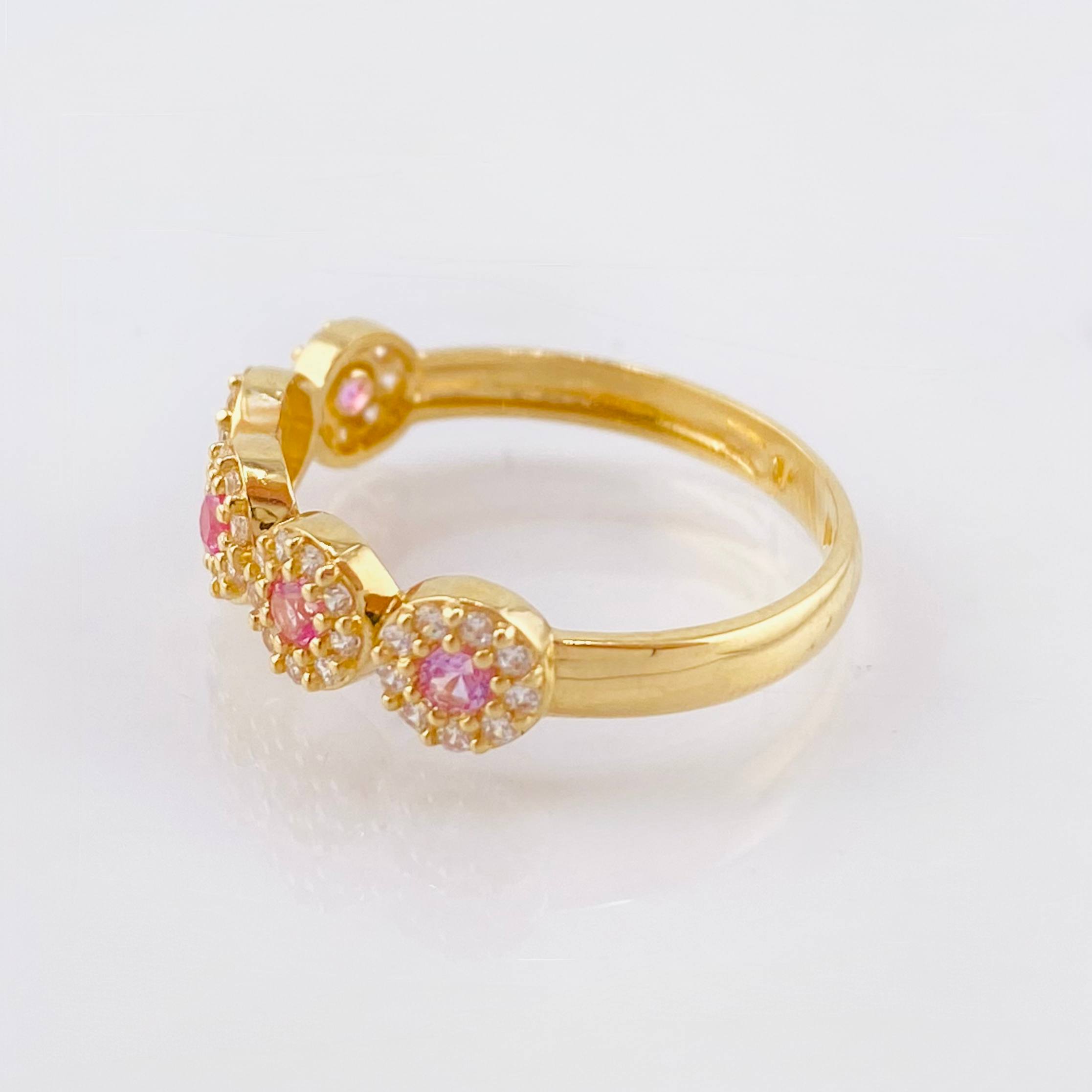 Anillo Chumbela Tupido 2gr / T6 1/4 / Oro Amarillo 18K *