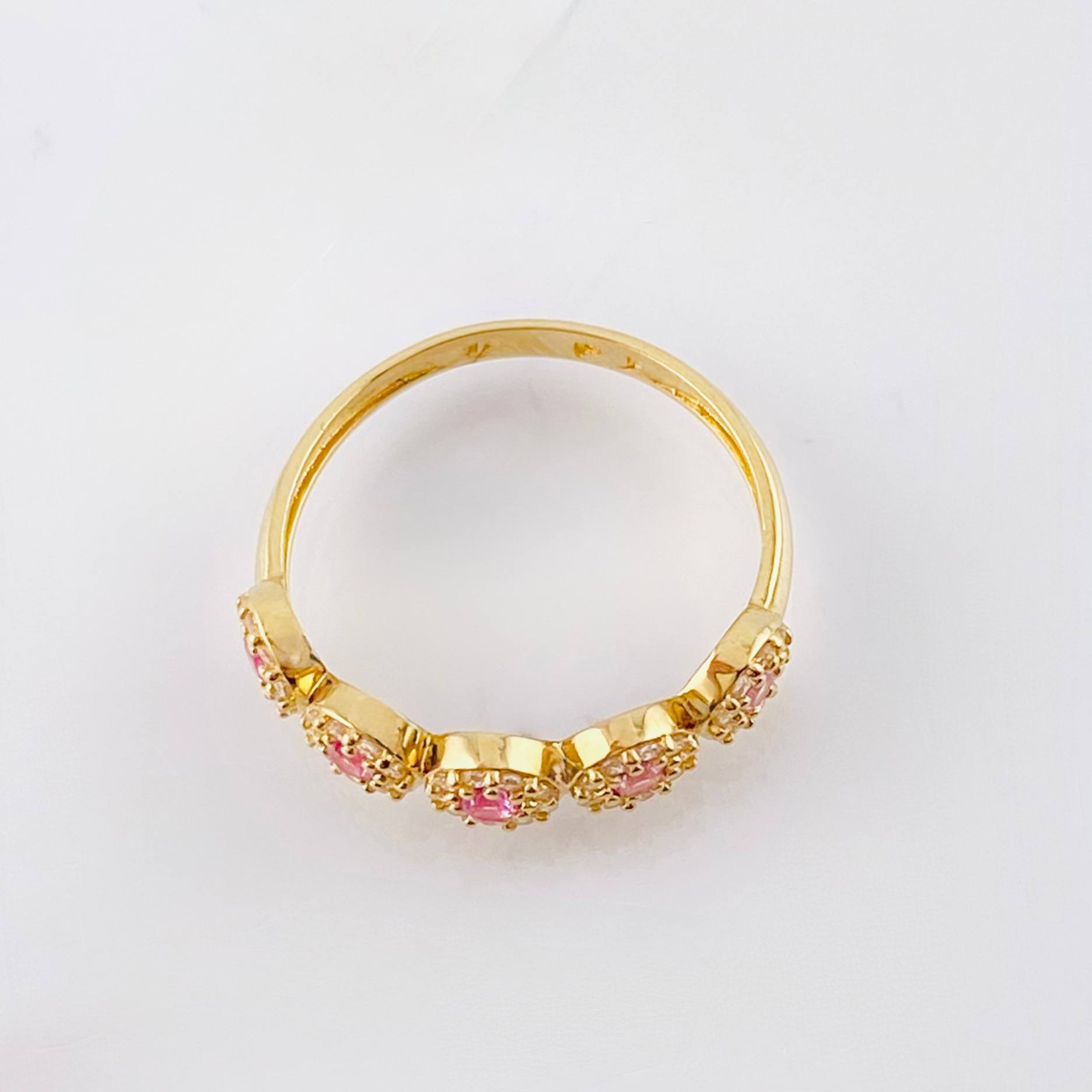 Anillo Chumbela Tupido 2gr / T6 1/4 / Oro Amarillo 18K *