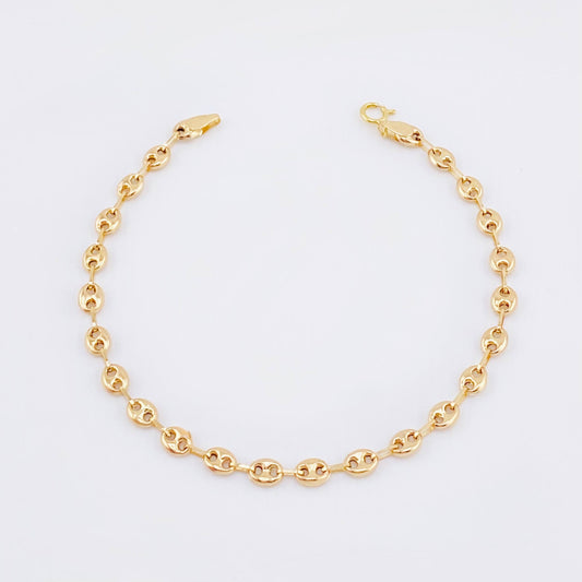 Pulso GC 2.45gr / 18.5cm / 4.2mm Oro Amarillo 18K *