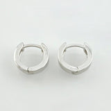 Candongas Linea Gruesa 2.2gr / 1cm / Oro Blanco 18K *