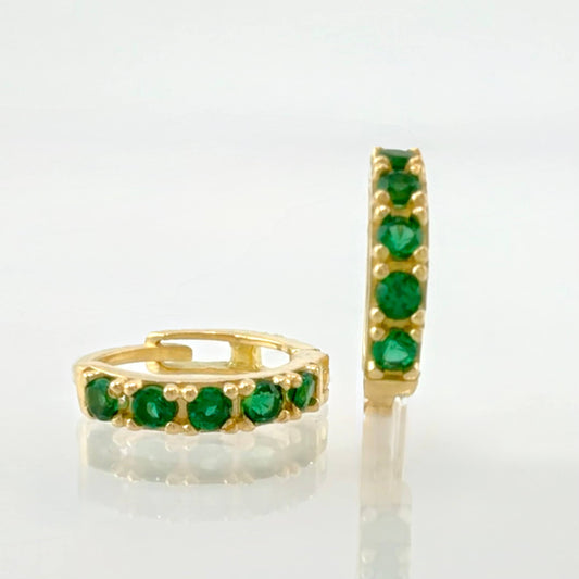 Candongas Linea Tupida 1.45gr / 1.1cm / Oro Amarillo 18K *