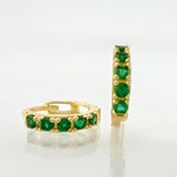 Candongas Linea Tupida 1.45gr / 1.1cm / Oro Amarillo 18K *