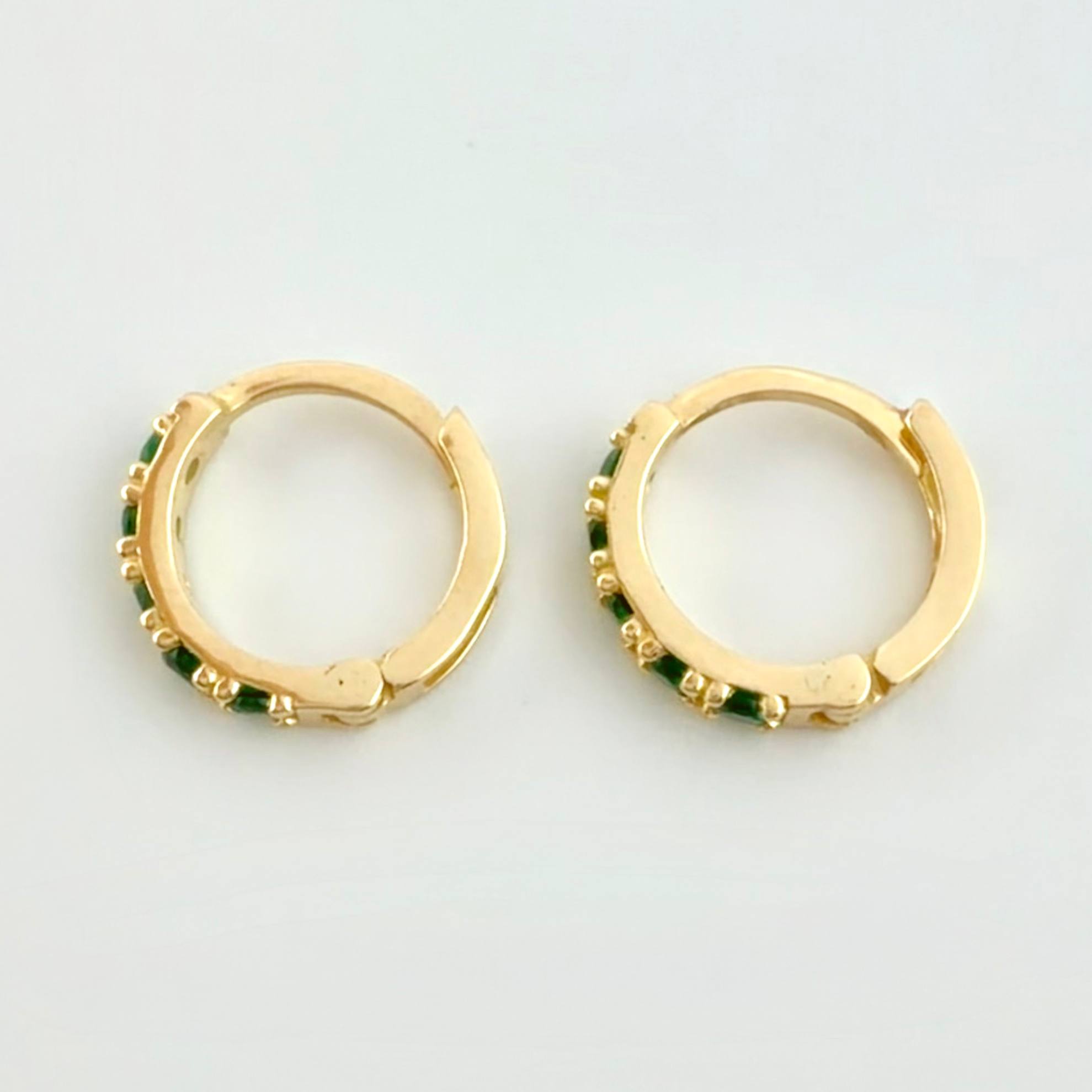 Candongas Linea Tupida 1.45gr / 1.1cm / Oro Amarillo 18K *