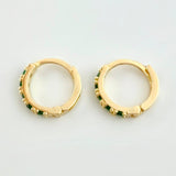 Candongas Linea Tupida 1.45gr / 1.1cm / Oro Amarillo 18K *