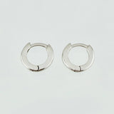 Candongas Aro Grueso 1.55gr / 1.1cm / Oro Blanco 18K