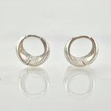 Candongas Dali 4.85gr / 1.2cm / Oro Blanco 18K ©