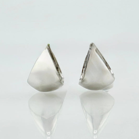 Candongas Dali 4.85gr / 1.2cm / Oro Blanco 18K ©